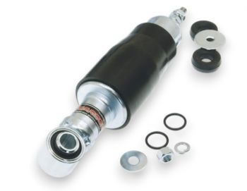 Ammortizzatore anteriore CARBONE nero con kit montaggio per Vespa 50/ 50 special/ ET3/ Primavera/ PK