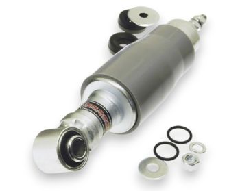 Ammortizzatore anteriore CARBONE grigio con kit montaggio per Vespa 50/ 50 special/ ET3/ Primavera/ PK