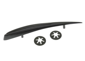 Cresta parafango CIF "BLACK" per Vespa 50/ N/ L/ R/ 90/ 125 VMA/ PV/ ET3/ VNB3-6/ 150 VBA/ VBB/ Super/ GS VS5T