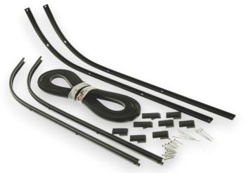 Kit listelli pedana CIF "BLACK" per Vespa PK50-125/ S/ SS/ ETS/ Automatica