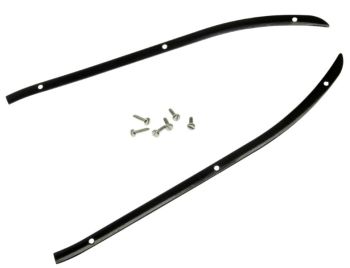 Coppia di listelli CIF "BLACK" tappetino pedana centrale per Vespa 125 ET3/ Primavera