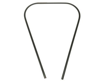 Profilo scudo CIF "BLACK" in plastica per Vespa PX125-200/ P200E/ ARCOBALENO/ MY