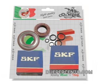 Kit revisione albero motore cono 19, SKF+CORTECO VITON+O-Ring per Vespa 50/ 50 Special/ ET3/ Primavera