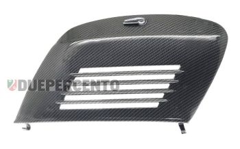 Sportello motore carbon look per Vespa 50/ L/ R/ S / Special/ SS/ ET3/Primavera