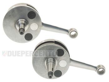 Albero motore MAZZUCCHELLI spalle piene AMT 162MVT, biella 105, corsa 60 per Vespa PX125-150/ Lusso/ MY/ GTR/ TS/ Sprint Veloce