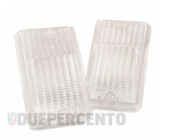 Kit vetri frecce posteriori bianchi per Vespa PK 50-125 S/ SS/ Lusso/ Automatica