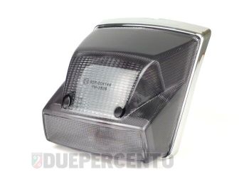 Fanale posteriore completo MOTO NOSTRA nero per Vespa PX125-200/MY, adatto anche per Vespa PX125-200/PE/Lusso/'98/MY/'11/T5/LML Star
