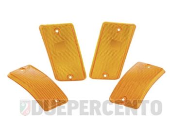 Kit vetri frecce anteriori e posteriori arancioni SIEM per Vespa PK50-125 XL/ RUSH/ XL2/ N/ FL/ HP