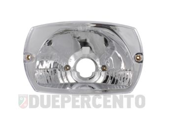 Fanale anteriore completo SIEM con vetro liscio per lampada alogena per Vespa 50 Special/ Elestart