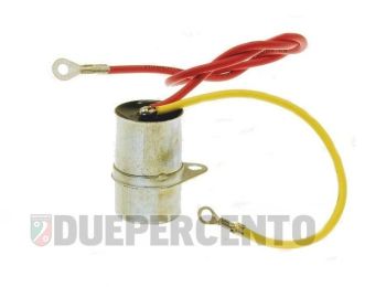 Condensatore rinforzato CEAB per Vespa 125 VNA/ VNB/ GT/ GTR 1°/ Super/ TS 1°/ 150 VBB2T 2°/ GL 2°/ Sprint/ V 1°/ Super 1°/ 180 Rally