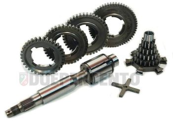 Kit cambio BENELLI, Gran tour, 12-55, 13-40, 16-37, 19-34, crociera piatta, per Vespa PX125-200 E Lusso 2° serie/ Arcobaleno/ '98/ MY/ '11/ T5/ Cosa