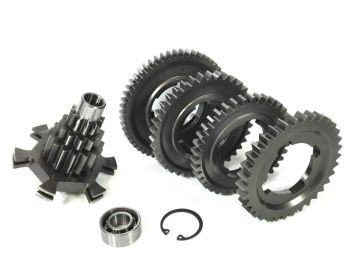 Kit cambio BENELLI GPX 12-55, 12-38, 15-38, 15-34, per crociera piatta, per Vespa PX125-200 E Lusso 2° serie/ Arcobaleno/ '98/ MY/ '11/ T5/ Cosa