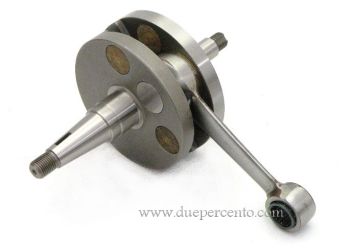 Albero motore MAZZUCCHELLI spalle piene, biella 105, corsa 57 per Vespa PX125-150/ Lusso/ MY/ GTR/ TS/ Sprint Veloce
