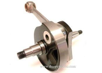 Albero motore MAZZUCCHELLI anticipato per doppia alimentazione, cono 19mm, biella 97, corsa 51 per Vespa 50/ 50 Special/ ET3/ Primavera