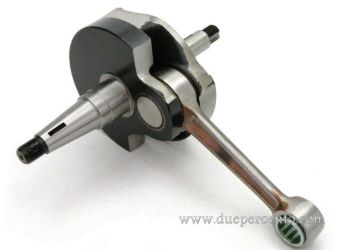 Albero motore MAZZUCCHELLI, anticipato, biella 110, corsa 57 per Vespa PX200/ P200E/ Lusso/ MY/ Cosa