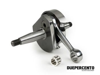 Albero motore BGM PRO Racing anticipato, cono 20, biella 87, corsa 43 per Vespa 50 PKN/ XL/ FL