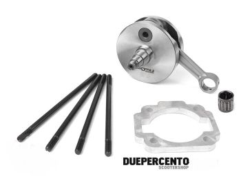 Albero motore BGM Pro Racing spalle piene Ø 87, cono 20mm, biella 105mm, corsa 54mm, cuscinetto da 25mm per Vespa PK125 ETS/ N/ XL/ XL2