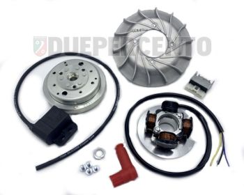 Accensione elettronica ITALKAST cono 19mm, ventola in alluminio 14 alette, 1,47Kg per Vespa 50/ 50 Special/ ET3/ Primavera/ PK50-125