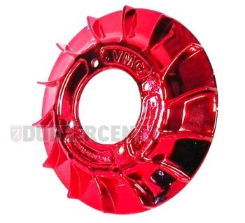 Ventola volano VMC in metallo rosso laccato, 14 alette per accensione VMC