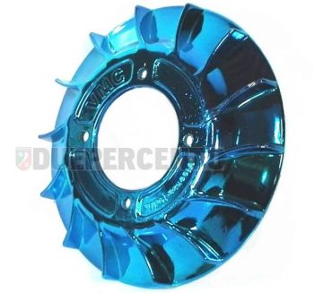 Ventola volano VMC in metallo blu laccato, 14 alette per accensione VMC