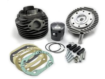Cilindro da competizione VMC GS 58-R, 135cc, d58, biella 97, corsa 51, in ghisa per Vespa 50/ 50 Special/ ET3/ Primavera/ PK50-125/ ETS