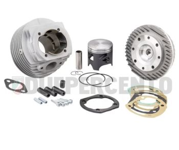 Cilindro da competizione VMC ET6-60, 144cc, d60, biella 97, corsa 51, booster, candela laterale, pistone bifascia per Vespa 50/ 50 Special/ ET3/ Primavera/ PK50-125