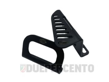 Ganci fissaggio tanica VMC neri per Vespa 50/ ET3/ PX125-200/ P200E/ Rally/ TS/ GTR/ TS/ Sprint