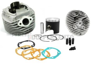 Cilindro da competizione VMC ET7-58 135cc, d58, biella 97, corsa 51, booster, candela laterale, pistone bifascia per Vespa 50/ 50 Special/ ET3/ Primavera/ PK50-125