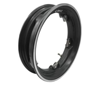 Cerchio in lega tubeless VMC 2.0 - Easy Fitting 2.10-10 grigio scuro, per Vespa 50/ 50 special/ ET3/ PX125-200/ P200E/ Rally 180-200/ T5/ GTR/ TS/ Sprint