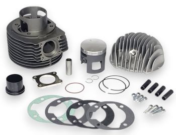 Cilindro da competizione VMC "Super G 2.0" 177cc, d63, corsa 57, 7 travasi, testa candela laterale per Vespa PX125-150/ Lusso/ GTR/ TS/ Sprint Veloce