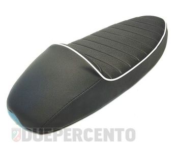 Sella sportiva ITALKAST MONOPOSTO nera per Vespa 50/ 50 Special/ ET3/ Primavera