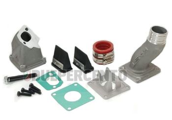 Collettore aspirazione lamellare ITALKAST 28-30mm, 2/3 fori per PHBH 28/ 30/ TMX 27/ 30/ PWK 28/ 30 per Vespa 50/ 50 Special/ ET3/ Primavera/ PK50-125