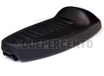 Sella sportiva ITALKAST 2.0 GRIP+ B nera, per Vespa 50/ 50 Special/ ET3/ Primavera