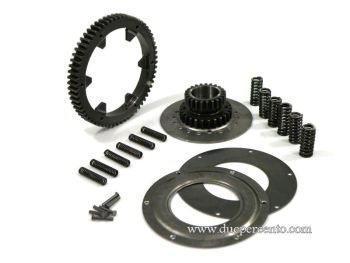 Rapporti secondari 23/64 denti dritti, POLINI frizioni 7 molle per Vespa 180-200 Rally /P200E/ PX200/ Cosa 125-200/ T5