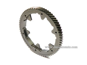 Pignone primaria 65 denti elicoidali DRT Ø 106 mm per Vespa 200 Rally/ P200E/ PX200/ Lusso/ '98/ MY