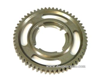 Ingranaggio 1a marcia z 55 DRT steel F1 per crociera piatta / crociera bombata, per Vespa 180-200 Rally/P125-150X 2°/PX125-150E/Lusso/P150S 2°/P200E/Lusso/'98/MY/'11/T5/Cosa