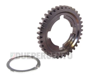 Ingranaggio 4a marcia z 35 DRT original, per crociera piatta / crociera bombata per Vespa 180-200 Rally/P125-150X 2°/PX125-150E/Lusso/P150S 2°/P200E/Lusso/'98/MY/'11/T5/Cosa