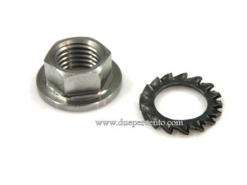 Dado esagonale M12 DRT per frizione 6, 7 e 8 molle per Vespa PX125-200/ Super/ GT/ GTR/ TS/ GS/ GL/ Sprint/ 160GS/ 180SS/ Rally180-200/ T5