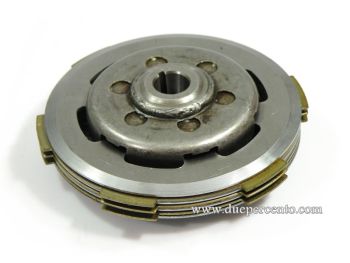 Frizione NEWFREN, 3 dischi in sughero, 2 infradischi, 6 molle per Vespa 50/ 50 Special/ ET3/ Primavera/ PK50-125/ FL/ XL/ ETS/ N/ APE