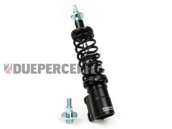 Ammortizzatore anteriore BGM PRO SC/F1 SPORT, 195mm + 205mm nero per Vespa PK/ HP/ Rush / XL/ XL2