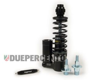 Ammortizzatore anteriore BGM PRO SC/F16 COMPETITION, 195mm + 205mm NERO per Vespa PK/ HP/ Rush / XL/ XL2