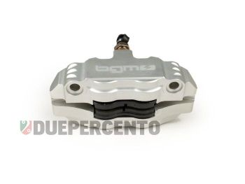 Pinza freno radiale BGM PRO 4 pistoncini Ø 25 mm, per supporto pinza BGM, argento, per Vespa PX '98/ MY/ '11 kit GRIMECA