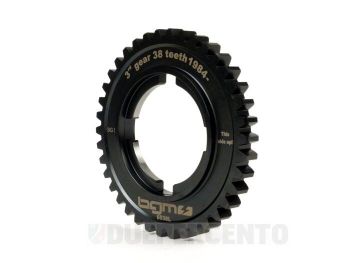 Ingranaggio 3a marcia z 38, BGM per crociera piatta, per Vespa PX125-200 E Lusso 2°/ '98/ MY/ '11/ T5