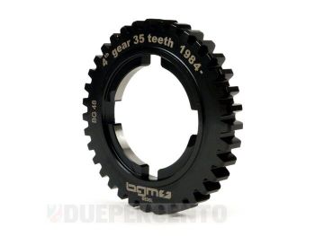 Ingranaggio 4a marcia z 35, BGM per crociera piatta, per Vespa PX125-200 1°/ P200E 1°/ 180-200 Rally 2°/PX125-200 E Lusso 2°/ Arcobaleno/ '98/ MY/ '11/ T5/ Cosa°