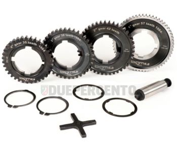 Kit cambio BGM PRO con quarta 35, crociera piatta, 11pz per Vespa PX125-200 E Lusso 2° serie/ Arcobaleno/ '98/ MY/ '11/ T5/ Cosa