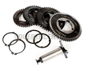 Kit cambio BGM PRO con quarta corta 36, crociera piatta, 10pz per Vespa PX125-200 E Lusso 2° serie/ Arcobaleno/ '98/ MY/ '11/ T5/ Cosa