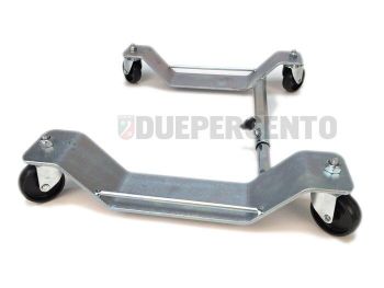 Carrello sposta scooter per Vespa 50/ 50 Special/ ET3/ PV/ PK50-125/ ETS/ PX125-200/ Rally180-200/ T5/ GTR/ TS/ Sprint/ GL/ VBB/ VNB