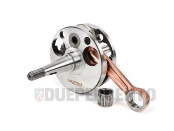 Albero motore BGM PRO, gabbia a rulli, biella 110, corsa 57 per Vespa 125 VM1-2T/ VN1-2T/ VL1-3T/VB1T
