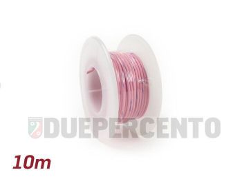 Cavo elettrico rosa, 0.85mm² - 10m