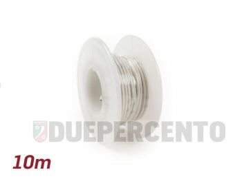 Cavo elettrico bianco, 0.85mm² - 10m